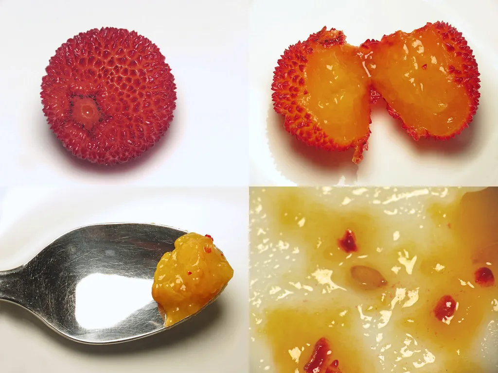 Strawberry tree fruit, photo 2